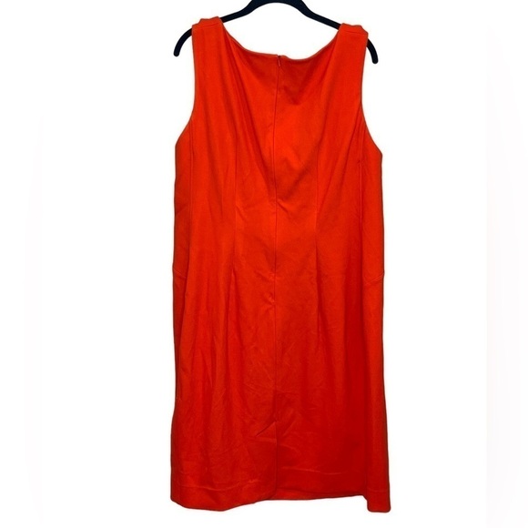 MM LAFLEUR Tangerine Textured Ponte Lydia Dress - Picture 3 of 6